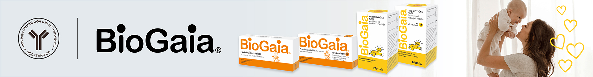 BioGaia - podržava Udruženje Imunologa BiH
